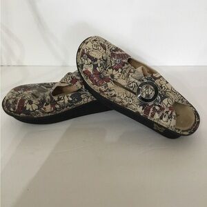 Allegria PG Lite ALG-306 Comic Dick Tracy Clog/Mule Slip On Shoes Size 37